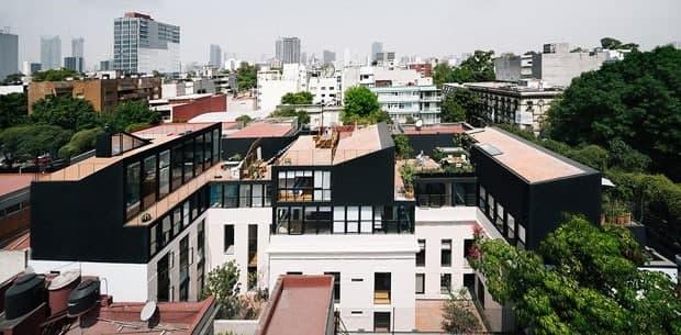 Edifício propõe reciclagem urbana.
